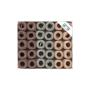 Darilni trak rafija v kolutu natur mix 20 m BRIZZOLARI 019239 70181