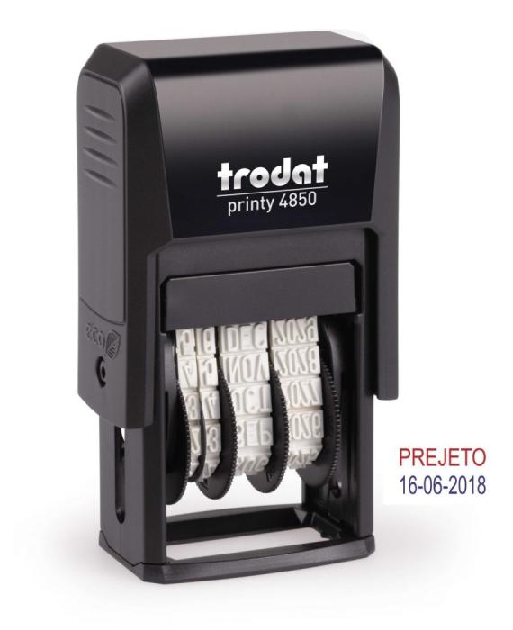 Datirka datumska prejeto 3,8 mm 25x5 mm TRODAT PRINTY