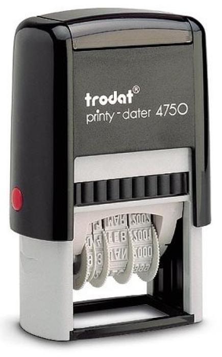 Datirka datumska plačano TRODAT PRINTY 4MM 41X24MM