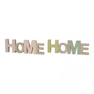 Dekoracija napis les 30x10x2 cm HOME