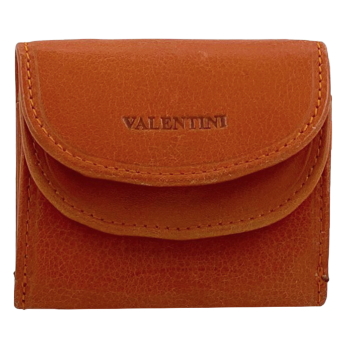 Denarnica usnjena oranžna mini VALENTINI 306 G21