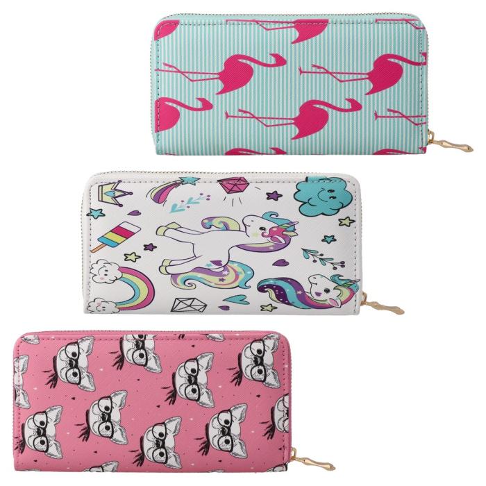 Denarnica TRENDY ŽIVALI MAČKA SAMOROG FLAMINGO MIX 100763