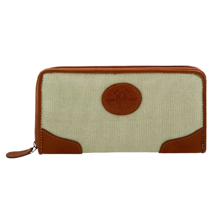 Denarnica tekstilna vintage 20's ženska rjava POLO CLUB HARVEY MILLER