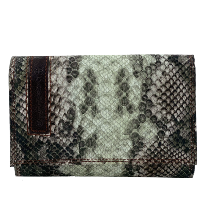 Denarnica sintetična ženska kačji motiv CAVALLI PITON