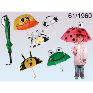 Dežnik zabavne živali 46 cm