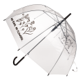 Dežnik transparentni prozorni 85 cm MOTIVACIJSKI 61/1815