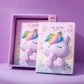 Dnevnik rokovnik mehki 128 listni samorog SQUISHY UNICORN NOTEBOOK IG6038