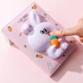 Dnevnik rokovnik mehki 128 listni zajec SQUISHY NOTEBOOK IG6033