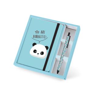 Dnevnik s kemičnim svinčnikom A5 panda YOU ARE PANDASTIC PANDA set 2/1 XL1812