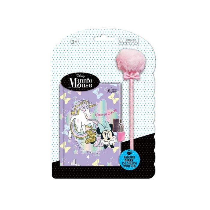 Dnevnik s ključem in kemičnim svinčnikom DISNEY MINNIE MOUSE 318839