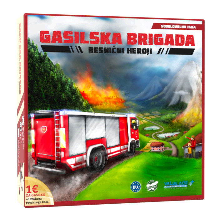 Družabna igra GASILSKA BRIGADA RESNIČNI HEROJI