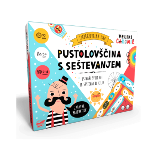 Družabna igra VELIKI ČAROMIR PUSTOLOV&Scaron;ČINA S SE&Scaron;TEVANJEM 