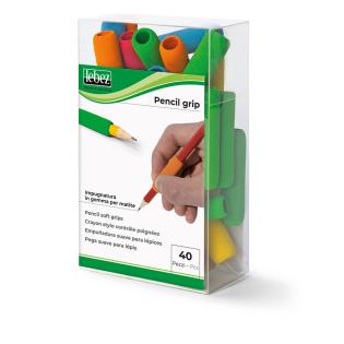 Držalo nastavek za svinčnik barvico gumirano ergonomsko LEBEZ 80529