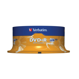 DVD-R 4,7GB 16X 25 NA OSI VERBATIM 43522