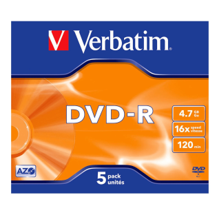 DVD-R 4,7GB 16X VERBATIM 43519 5/1