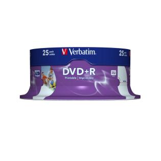 DVD+R 4,7GB 16X 25 NA OSI PRINTABLE VERBATIM 43539