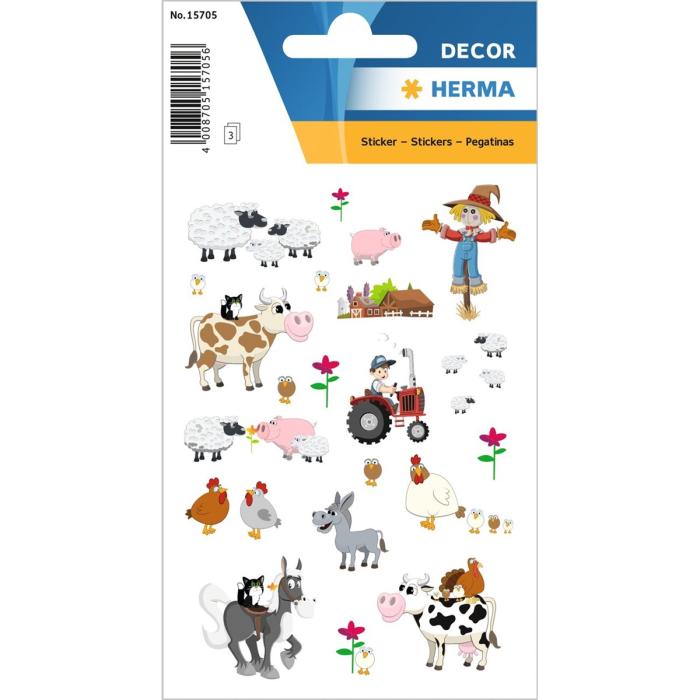 Nalepke etikete kmetija DECOR LITTLE FARM HERMA 15705