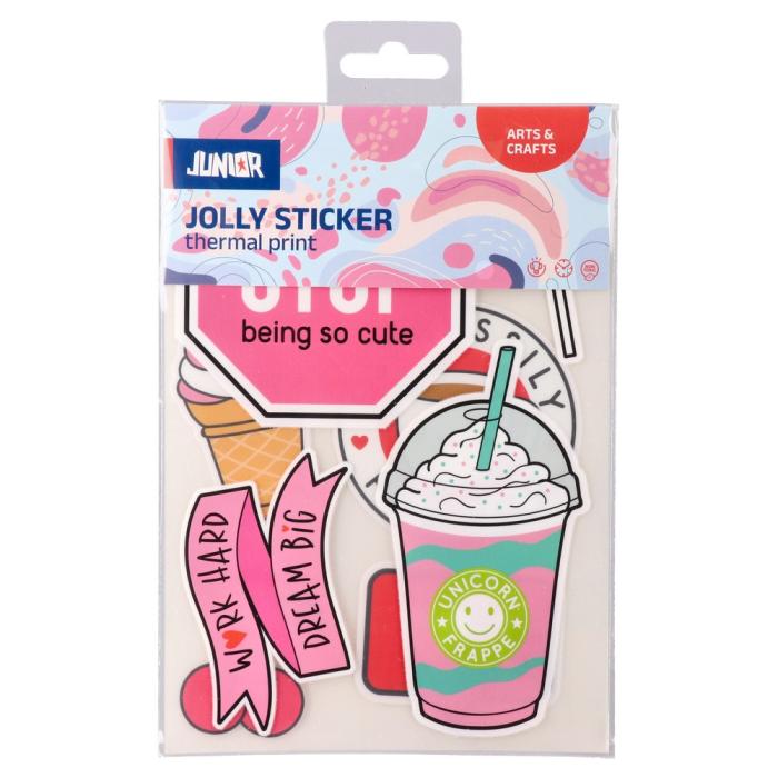 Etikete nalepke JUNIOR JOLLY STICKER TERMO PASTEL 137990