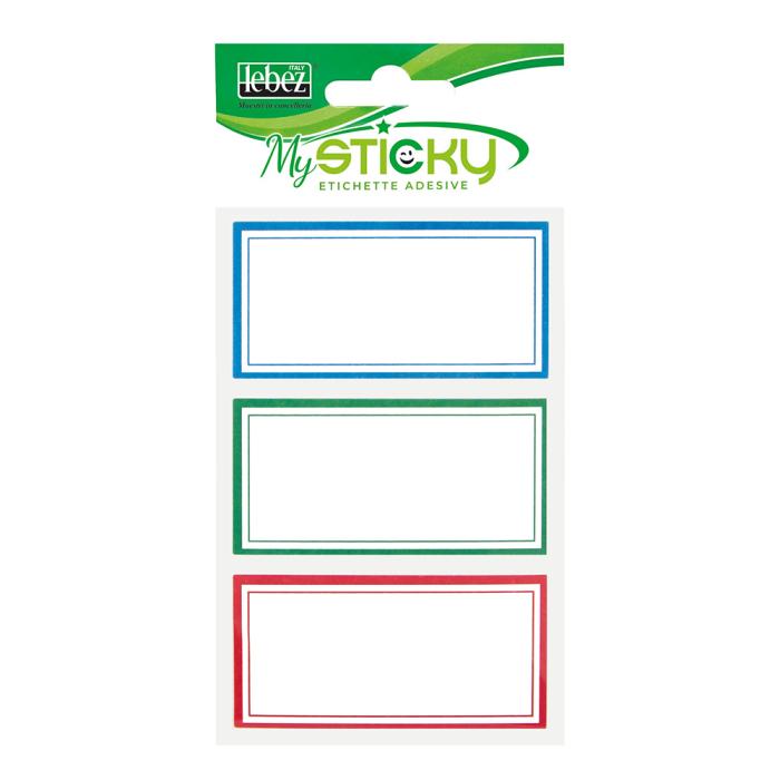 Etikete nalepke za ime LEBEZ MYSTICKY set 18/1