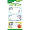 Etikete nalepke za ime LEBEZ STICK TAC set 6/1 A4088