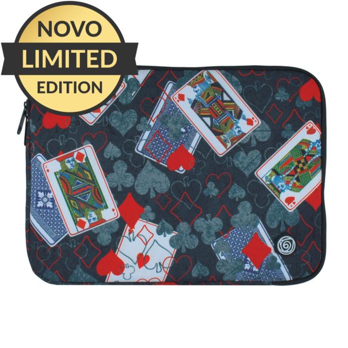Etui ovitek torba za prenosnik KAOS LAPTOP SLEEVE POKER FACE KARTE