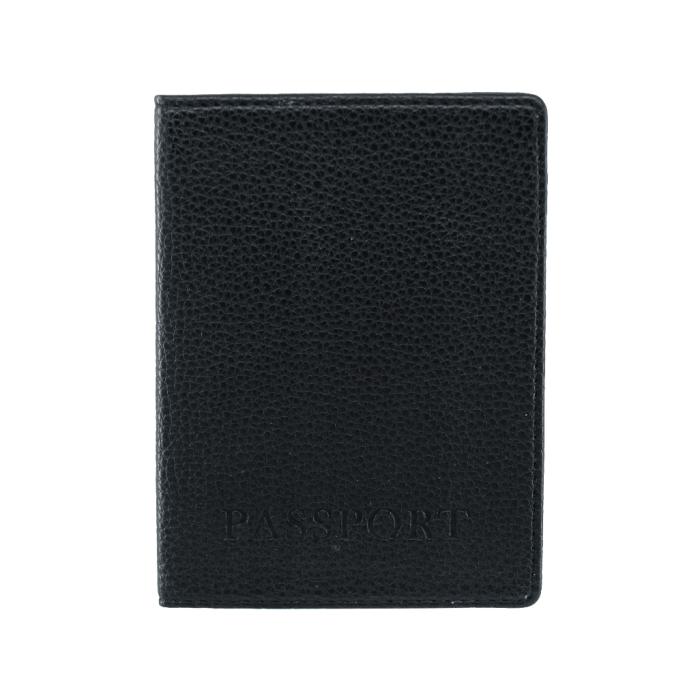 Etui za potni list črn EKO usnje 10x14 cm PASSPORT W713