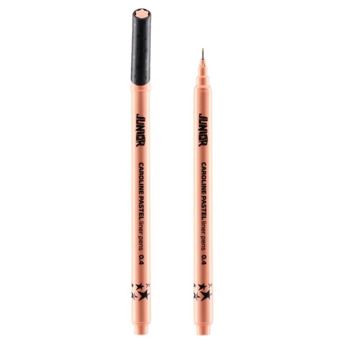 Flomaster fineliner 0,4 mm CAROLINE PASTEL JUNIOR