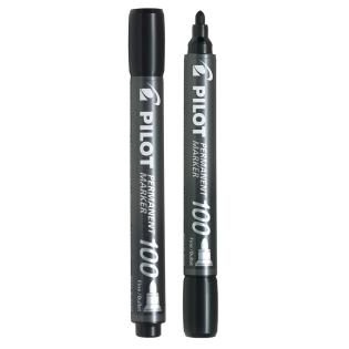 Flomaster permanentni vodoodporni črn PILOT SCA-100-B