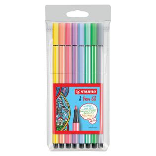 Flomaster STABILO POINT PASTEL 68 set 8/1 