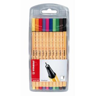 Flomastri STABILO POINT 88 set 10/1 8810