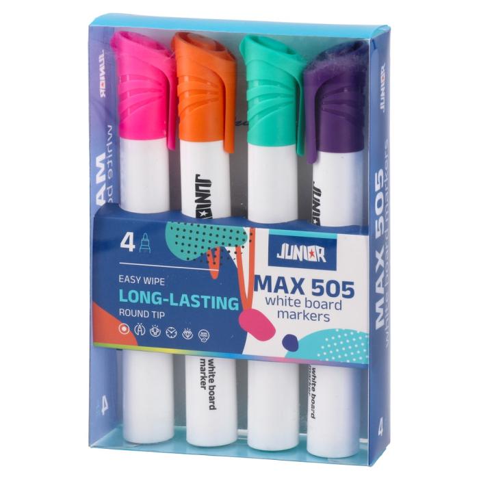 Flomaster za belo tablo JUNIOR MAX 505 MIX set 4/1 140160