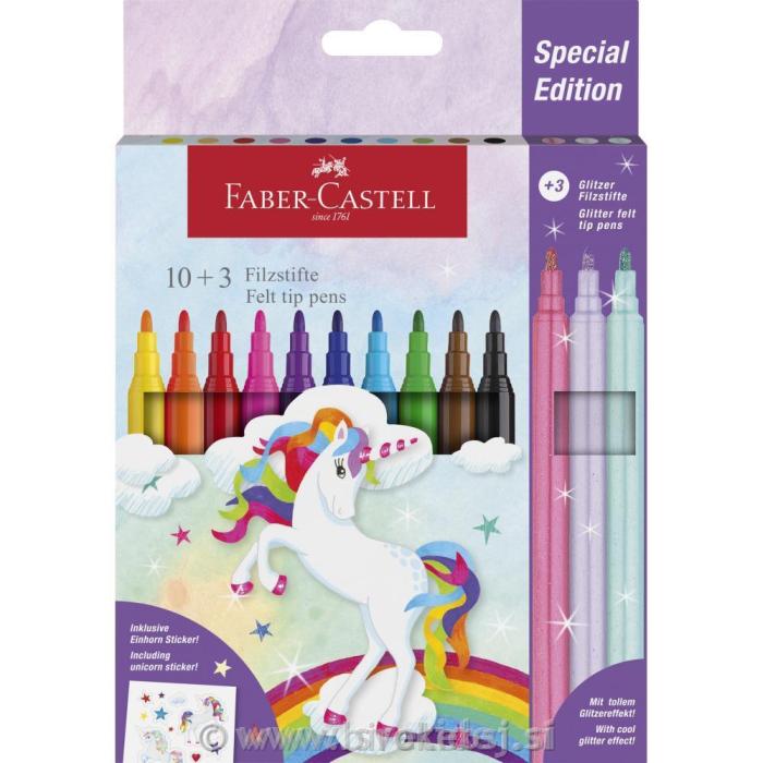 Flomastri samorog FABER CASTELL UNICORN set 13/1 272557