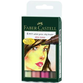 Flomastri FABER CASTELL PITT JUMBO SKIN TONES set 4/1
