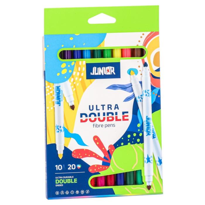 Flomastri obojestranski JUNIOR ULTRA DOUBLE set 10/1 130312