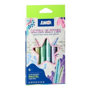 Flomastri z ble&scaron;čicami JUNIOR ULTRA GLITTER set 6/1 130331