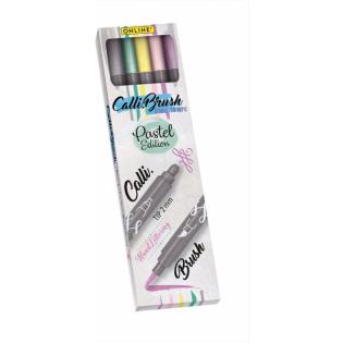 Flomastri obojestranski ONLINE CALLI BRUSH PASTEL set 5/1