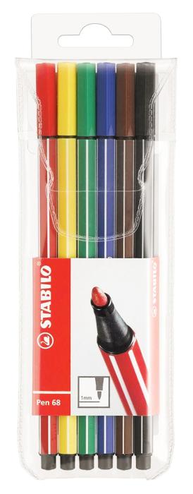 Flomastri STABILO PEN 68 6806/PL set 6/1