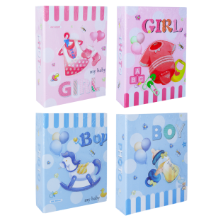 Foto album novorojenček punčka za 200 fotografij 10x15 cm STORY BABY SHOWER GIRL BOY 706932