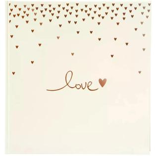 Foto album poročni 60 strani 30x31 cm LOVE HEARTS