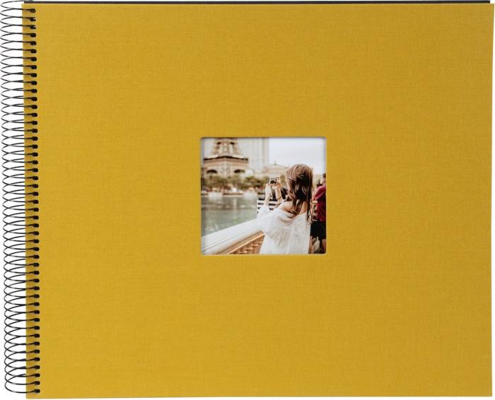 Foto album &scaron;piralni 40 strani črne barve 35x30 cm BELLA VISTA GOLDBUCH
