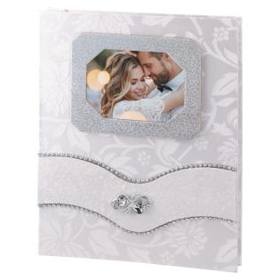 Foto album za 100 fotografij poročni z ble&scaron;čicami 13x18 cm STORY WEDDING 706901