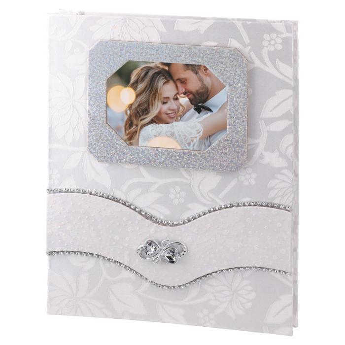 Foto album za 100 fotografij poročni z ble&scaron;čicami 13x18 cm STORY WEDDING 706901