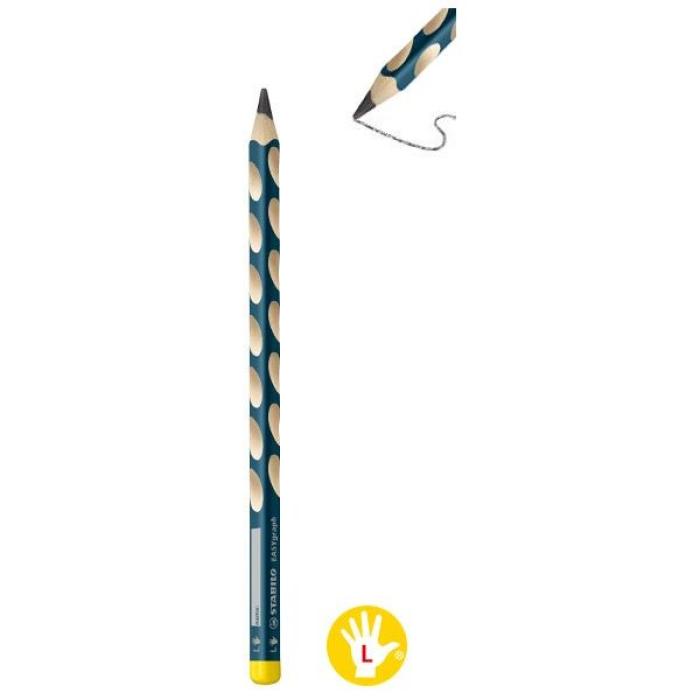 Svinčnik grafitni HB za desničarje ali levičarje ergonomski STABILO EASY GRAPH