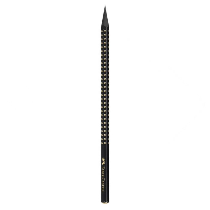 Grafitni svinčnik HB FABER CASTELL SPARKLE GRIP BLACK EDITION