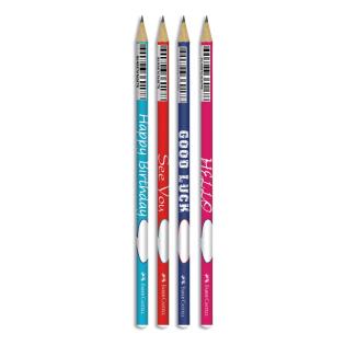 Grafitni svinčnik HB s sporočilom FABER CASTELL