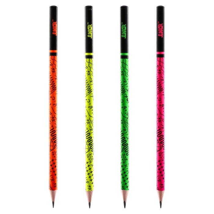 Grafitni svinčnik trikotni matematika HB JUNIOR ROYAL NEON MATH 130107