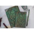 Grafitni svinčnik HB črn les PAPERBLANKS EMERALD FLOWER NATURE'S FLOWER BLACK WOOD set 4/1 PA1421-9