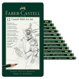 Grafitni svinčnik od 8B do 2H FABER CASTELL set 12/1