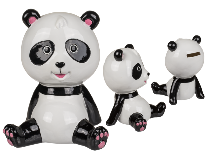 Hranilnik keramičen panda 16 cm
