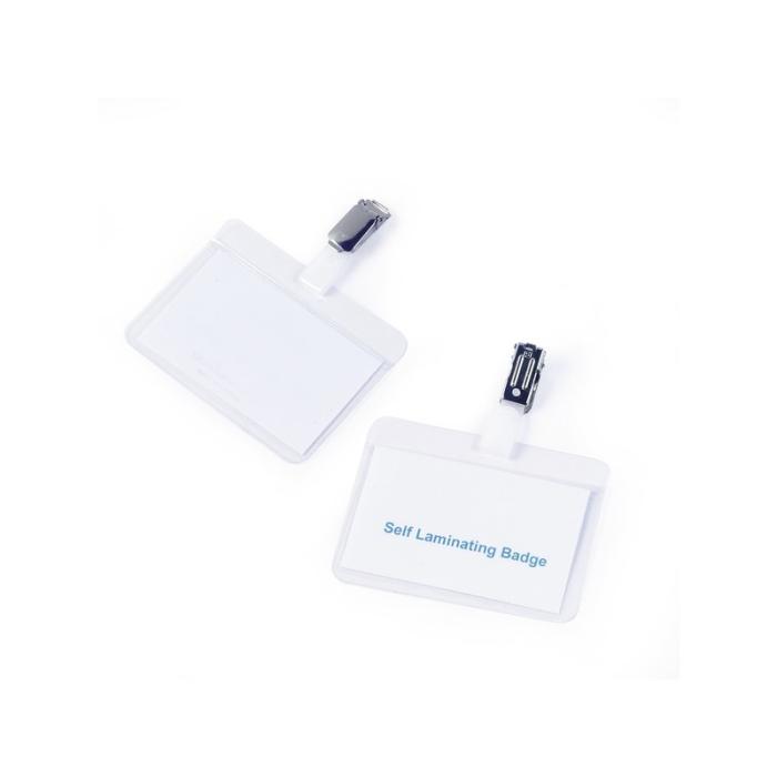 Priponka za ime identifikacijska kartica s krokodilčkom samoplstifikacijske 9x4 cm DURABLE 8102 set 25/1